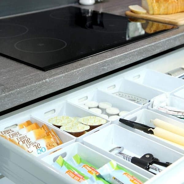 Wham Studio Tray Rectangular 2.01 Ice White 11 x 25cm