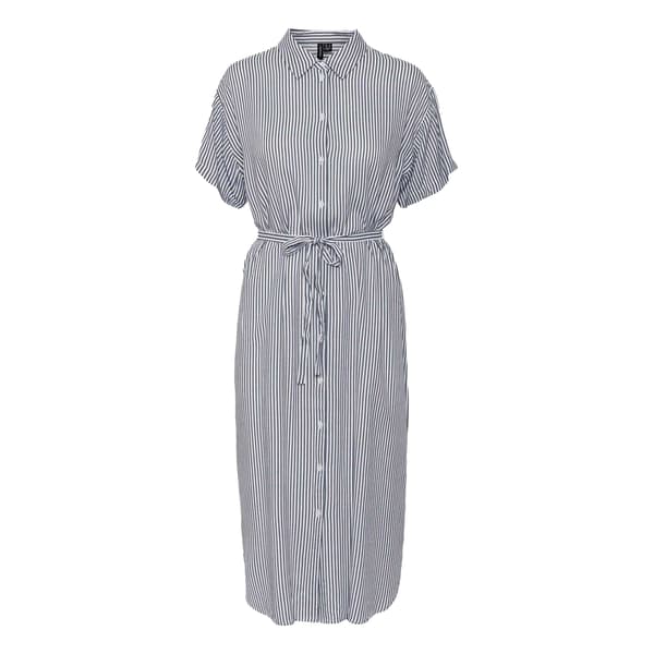 Vero Moda Dam Midi Skjortklänning