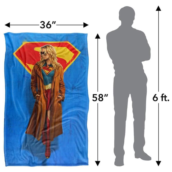 Supergirl Logo Soft Touch Blanket