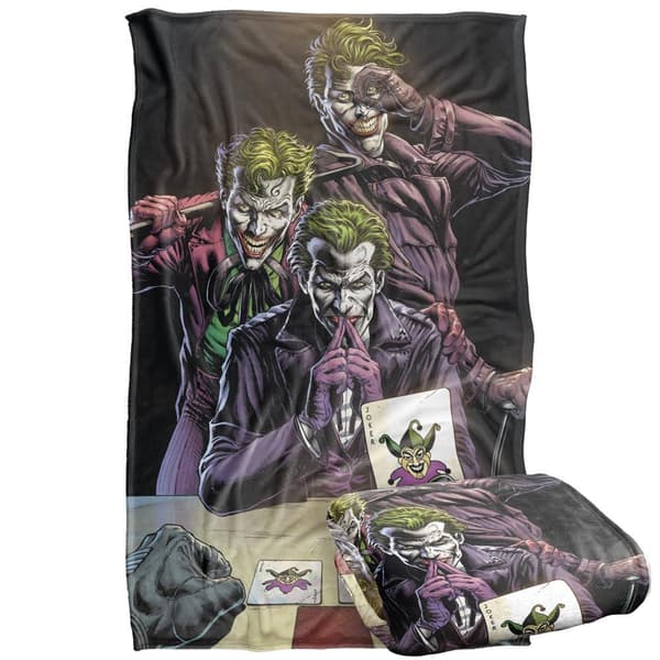 Batman Three Jokers Soft Touch Blanket