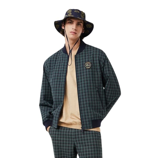 Lacoste Herr Rutig Regular Bomberjacka