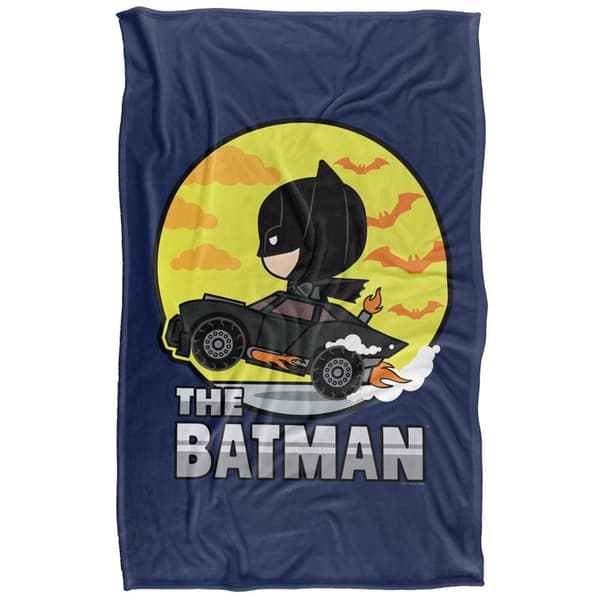 The Batman 2022 Batmobile Soft Touch Blanket