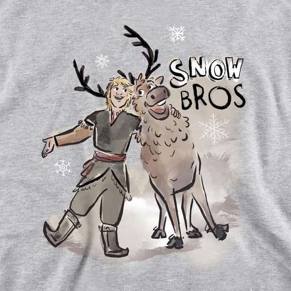 Frost Barn/Barn Snöbröderna Sven & Kristoff Heather Pullover Hoodie
