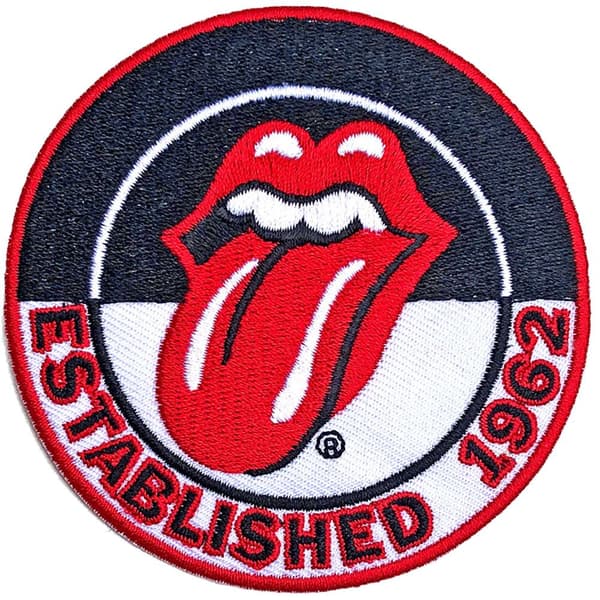 The Rolling Stones Est 1962 Version 2 Iron On Patch