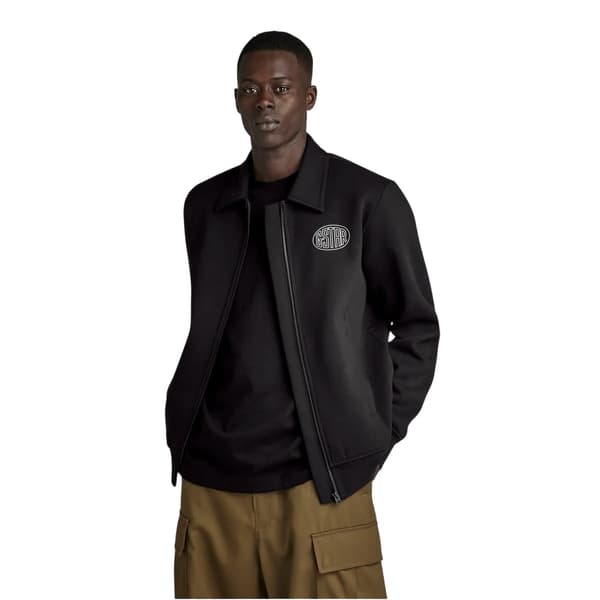 G-Star Mens Collared Full Zip Regular Sweatshirt