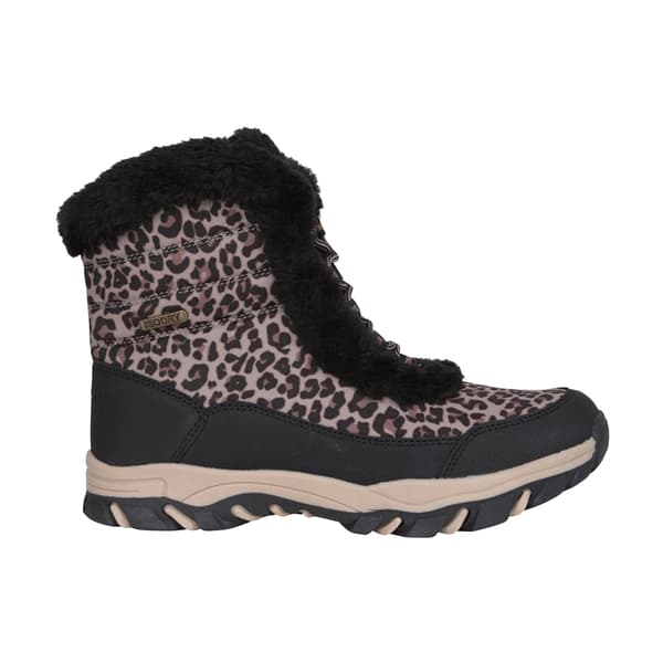 Mountain Warehouse Dam Ohio Leopardmönstrade Termiska Snöskor