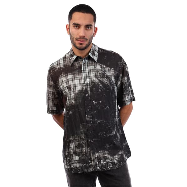 Diesel Herrskjorta Globe Plaid Kortärmad