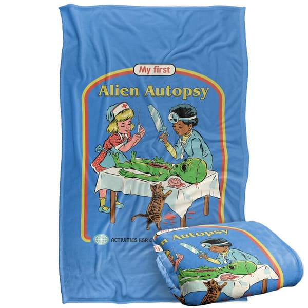 Steven Rhodes My First Alien Autopsy Soft Touch Blanket