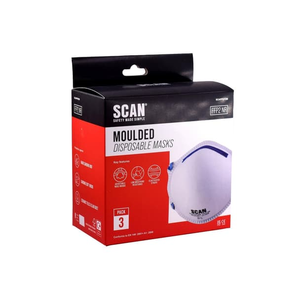 Scan Moulded Disposable Mask