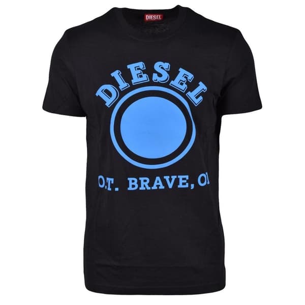 Diesel Herr Prickig Logotyp T-shirt