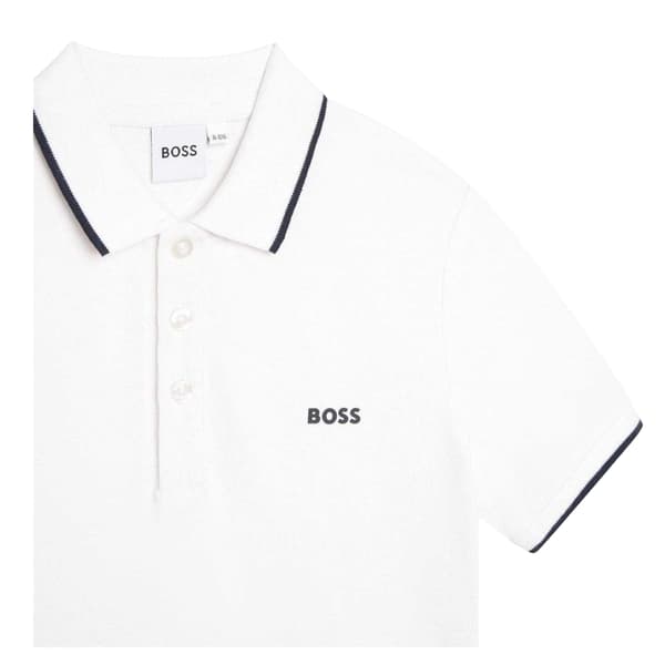 Boss Barn Kortärmad Pikétröja