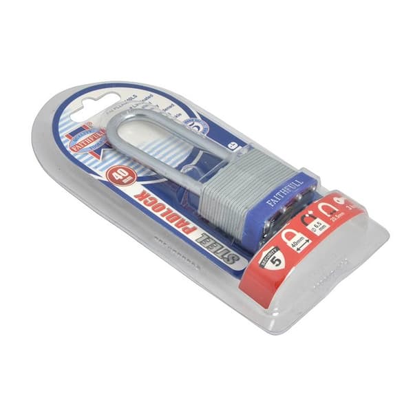 Faithfull Laminated Steel Padlock