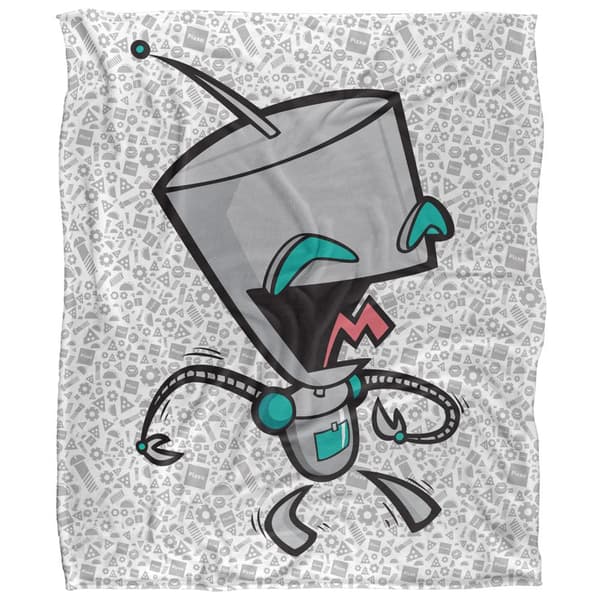 Invader Zim Silky Laughing Gir Supersoft Blanket