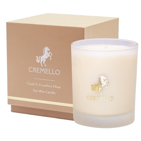 Cremello Oud & Leather -kynttilä