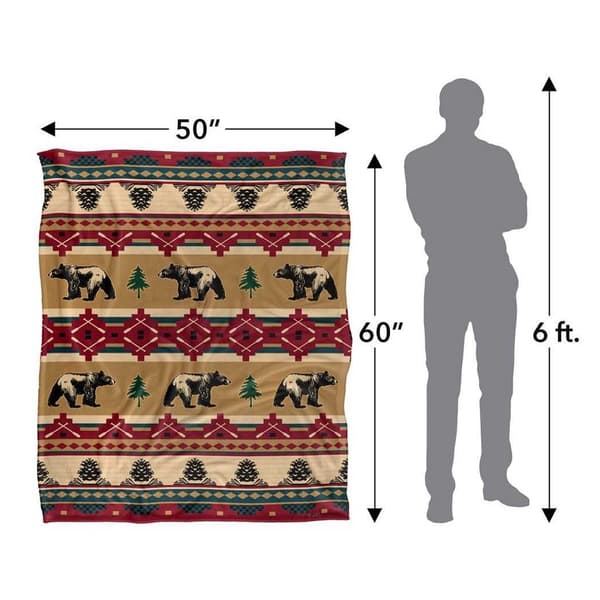 JQ Licensing Silky Bear Supersoft Blanket