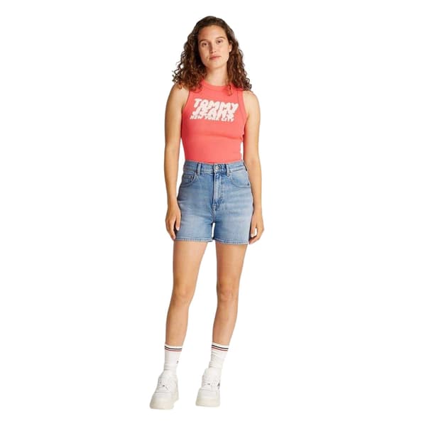 Tommy Jeans Shorts i denim til kvinder/damer