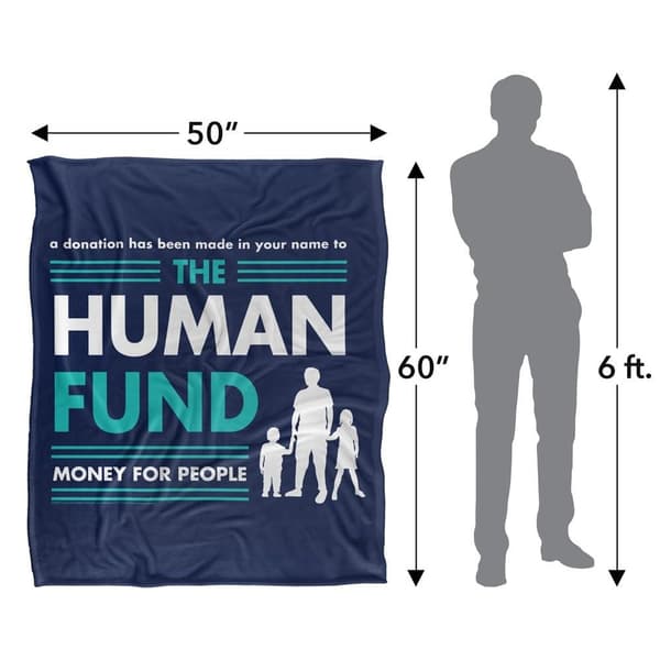 Seinfeld The Human Fund Soft Touch Blanket