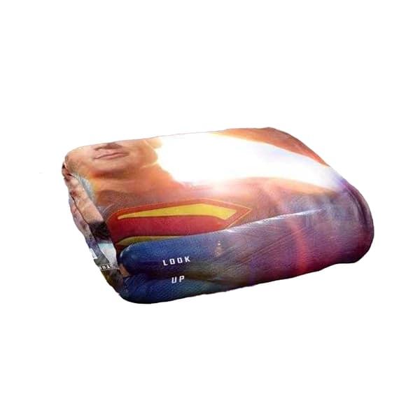 Superman Look Up Poster Blanket