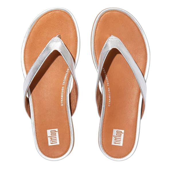 FitFlop Dam Gracie Läder Platta Flip Flops