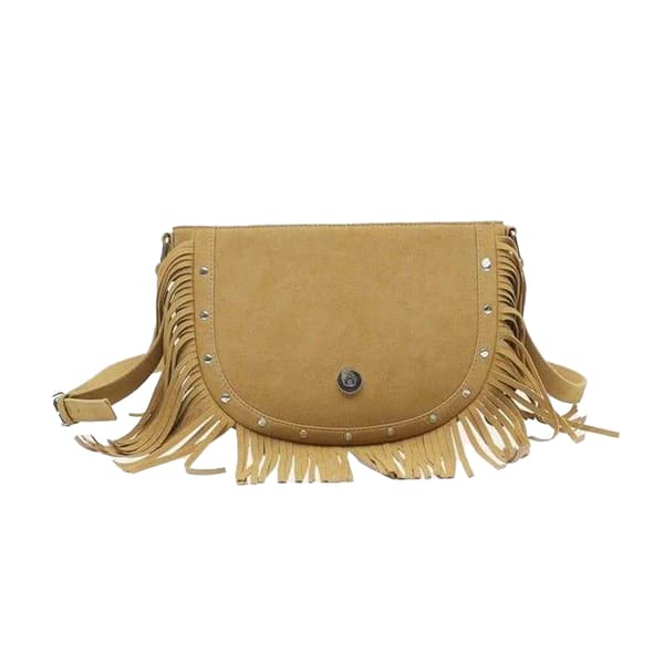 Firetrap Studded Suede Crossbody Bag