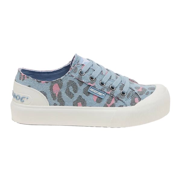 Rocket Dog Jazzin Plus Leopardmönstrade Canvassneakers för dam