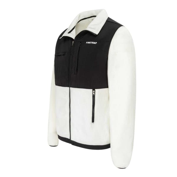 Firetrap Mens Colour Block Fleece Jacket