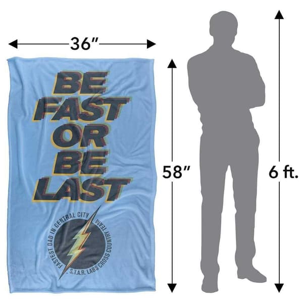 The Flash Be Fast Or Be Last Fathers Day Blanket