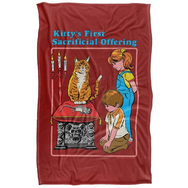 Steven Rhodes Kittys First Offering Soft Touch Blanket