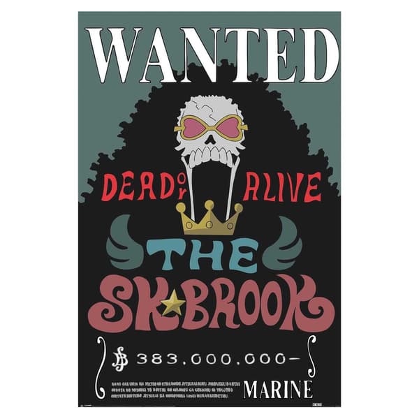 One Piece Wanted Brook Poster