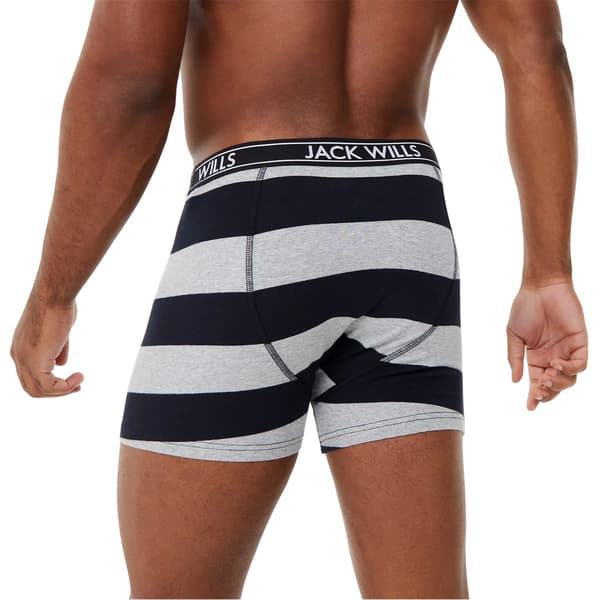 Jack Wills Herr Daundley Stripe Klassiska Boxertrosor (3-pack)