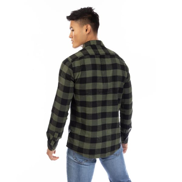 Peter Werth Mens Brodie Checked Collared Long-Sleeved Shirt