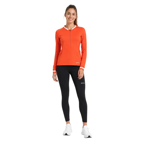 Skins Dam/Kvinnor Quarter Zip Underställströja