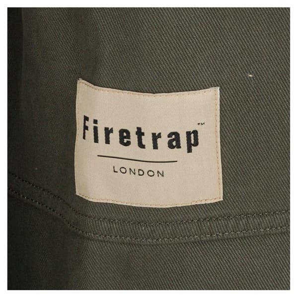 Firetrap Herr Logotyp Tung Långärmad Skjorta