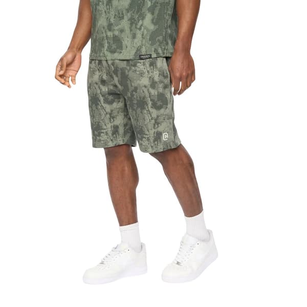 Crosshatch Herr Bardon Camo Sweatshorts