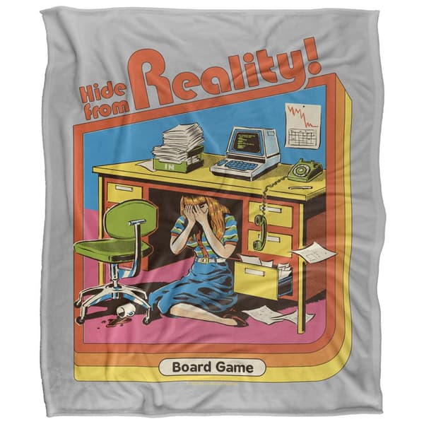Steven Rhodes Hide From Reality Soft Touch Blanket