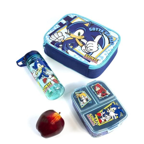 Sonic The Hedgehog Gotta Go Fast -laukku ja pullo