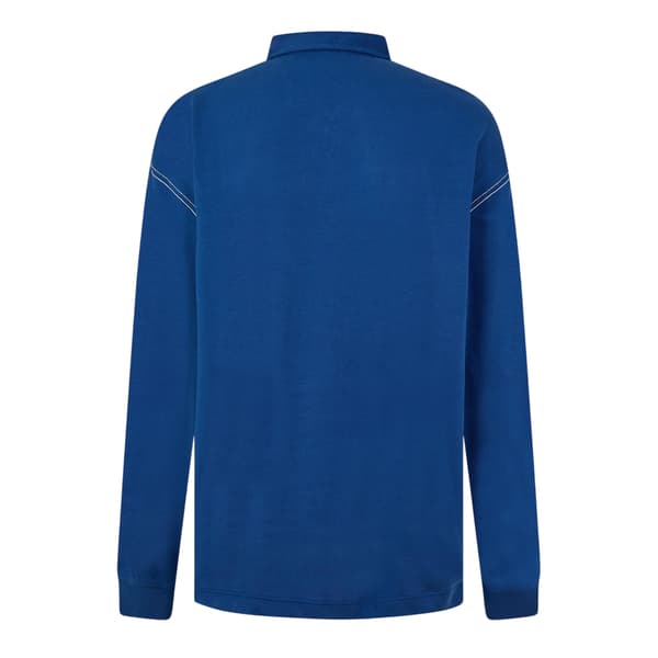 Lacoste Herrbroderad logotyp rugbyskjorta