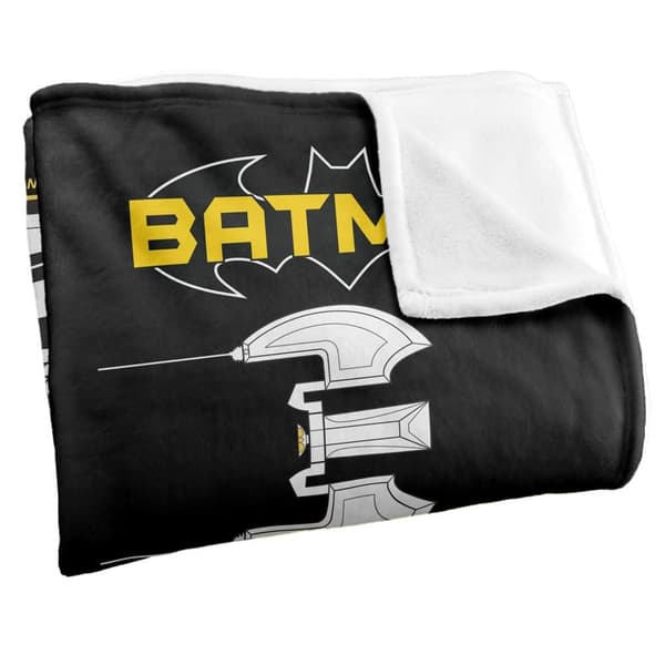 Batman Gadgets Icons Soft Touch Blanket