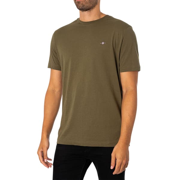 Gant Miesten Shield Logo T-paita