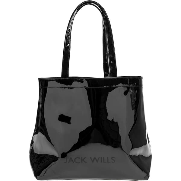 Jack Wills Patent Polyuretan Tygväska