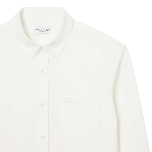 Lacoste Herrskjorta i bomullsjersey, normal passform