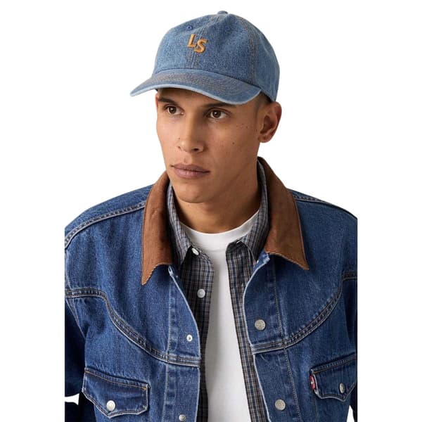Levis Monogram Denim Baseball-lippis