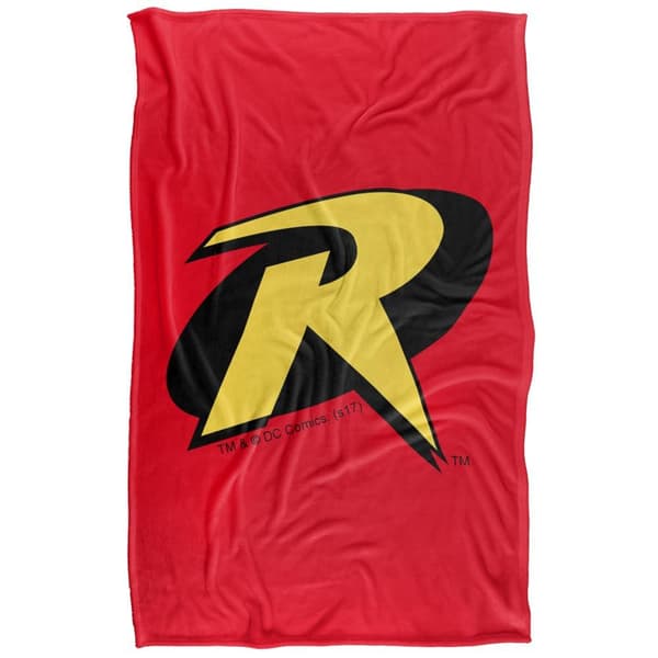 Batman Robin Logo Blanket