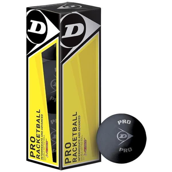 Dunlop Pro Racquetballbollar (3-pack)