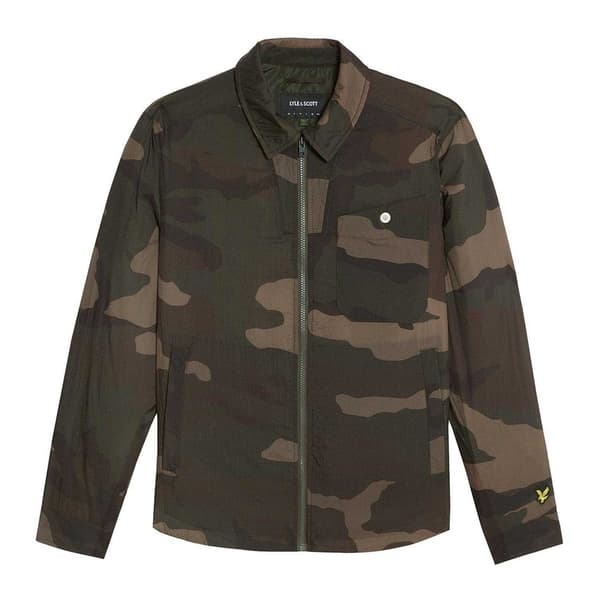 Lyle & Scott Mens Camo Overshirt