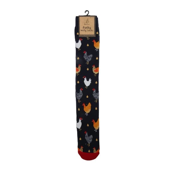 Bartleby Womens/Ladies Funky Chicken Socks