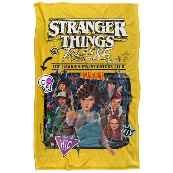 Stranger Things: Tales from ´85 Group Poster Soft Touch Blanket