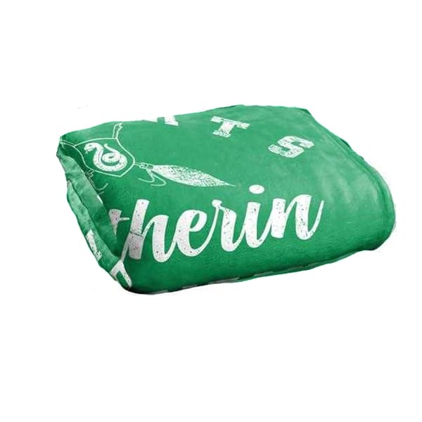 Harry Potter Quidditch Slytherin Soft Touch Blanket