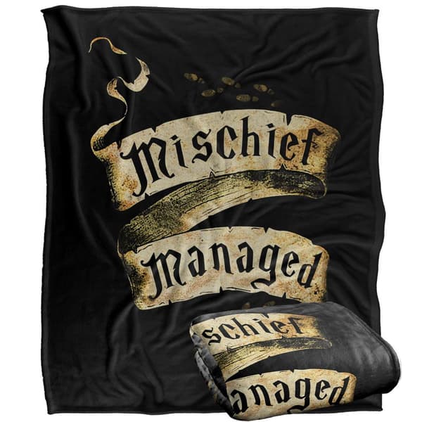 Harry Potter Mischief Managed Rullfilt