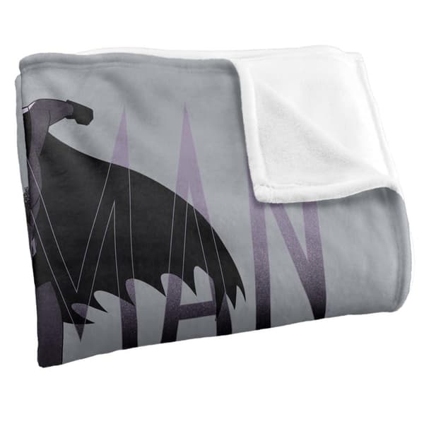 Batman Caped Crusader Running Soft Touch Blanket